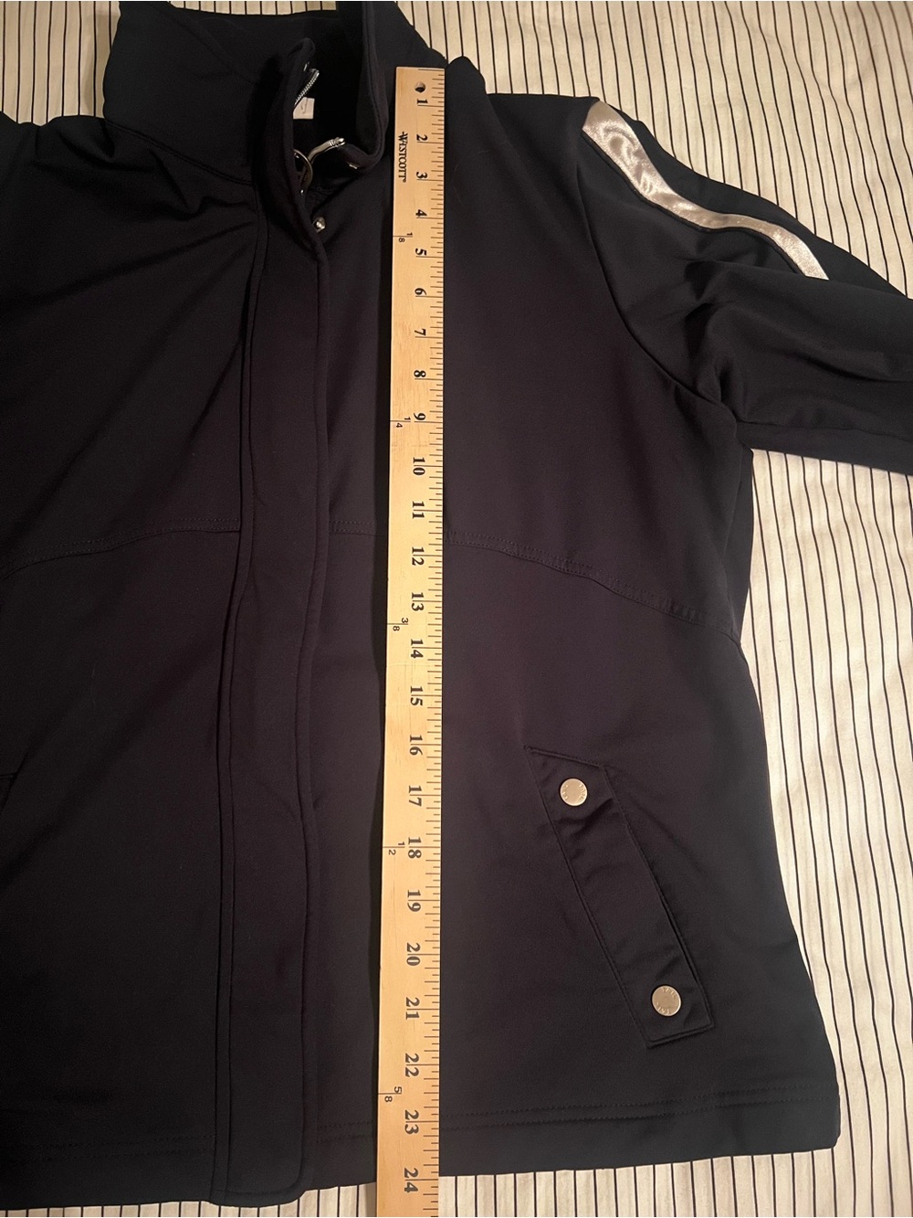 Tail Tech ThermoCool Pro Performance Jacket Black Silver Golf Tennis, Size L - Picture 11 of 12